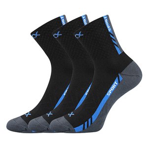VOXX ponožky Pius čierne 3 páry 35-38 EU 101760