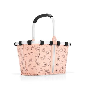 Taška Reisenthel Carrybag XS Kids Cats and dogs rose 5 l REISENTHEL-IA3064