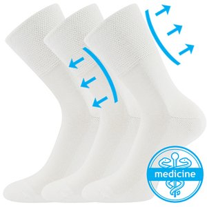 Ponožky LONKA Finego white 3 páry 35-38 EU 118336