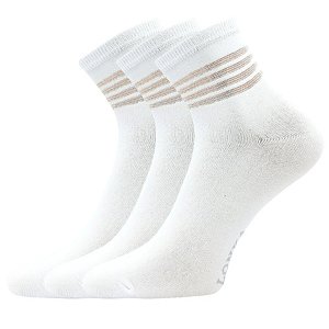 LONKA ponožky Fasketa white 3 páry 35-38 EU 119975