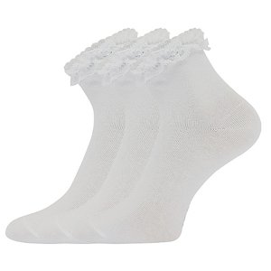BOMA® ponožky Krajka bílá 3 pár 35-38 120816