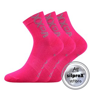 VOXX Adventurik magenta ponožky 3 páry 20-24 100004