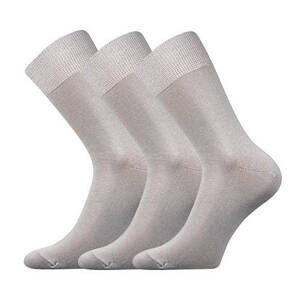 BOMA Ponožky Radovan-a svetlo šedé 3 páry 35-38 110904