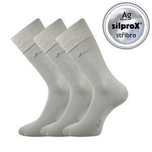 Ponožky LONKA Desilve light grey 3 páry 35-38 100534