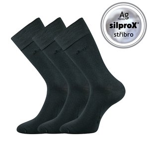 Ponožky LONKA Desilve tmavosivé 3 páry 35-38 100536