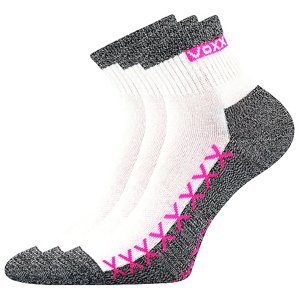 VOXX ponožky Vector white 3 páry 35-38 113248