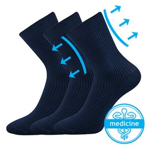 BOMA ponožky Viktor tmavomodré 3 páry 41-42 102129