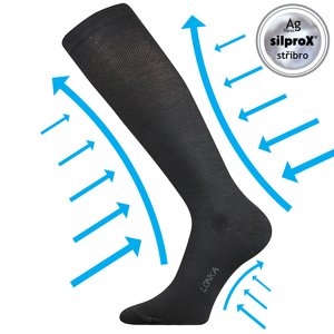 LONKA kompresné ponožky Kooperan čierne 1 pár 35-38 109181