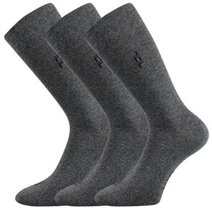 Ponožky LONKA Despok anthracite melé 3 páry 39-42 114760