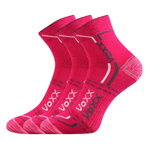 VOXX ponožky Franz 03 magenta 3 páry 35-38 114575