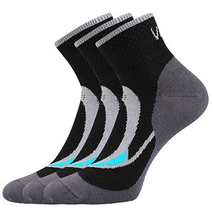 VOXX ponožky Lira black 3 páry 39-42 115031