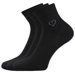 Ponožky LONKA Filiona black 3 páry 35-38 116327