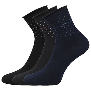 Ponožky LONKA Flowi mix A 3 páry 39-42 116541