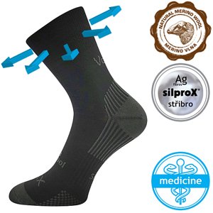 VOXX Optimus ponožky čierne 1 pár 39-42 117768