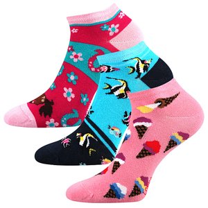 LONKA ponožky Dedonik mix dievča 3 páry 20-24 117497