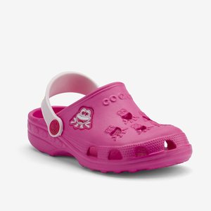 Coqui LITTLE FROG 8701 Detské sandále Lt. fuchsia/Pale pink 20-21