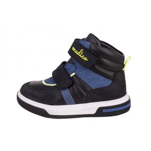 Medico EX-5002/M4 Detské členkové topánky čierno / modré 28