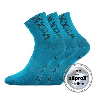 VOXX Adventurik ponožky tmavé tyrkysové 3 páry 20-24 116707