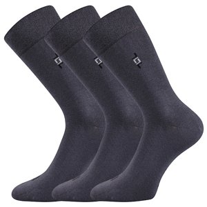 Ponožky LONKA Despok tmavosivé 3 páry 43-46 114763