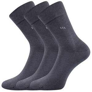 LONKA ponožky Dipool tmavo šedé 3 páry 47-50 115865