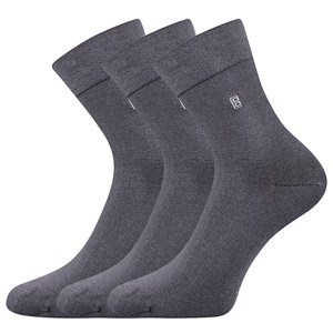 Ponožky LONKA Dagles tmavo šedé 3 páry 39-42 116529