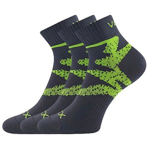 VOXX ponožky Franz 05 tmavo šedé 3 páry 43-46 118191