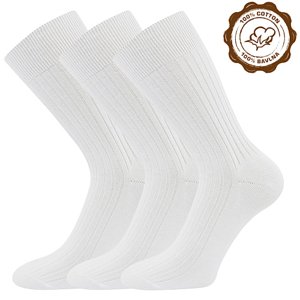 Ponožky LONKA Zebran white 3 páry 43-45 119487