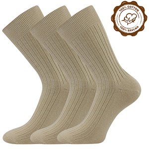 Ponožky LONKA Zebran beige 3 páry 43-45 119488