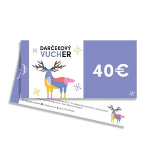 VUCH Papierový darčekový VOUCHER v hodnote 40 €