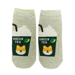 Dámske zelené ponožky BERRY