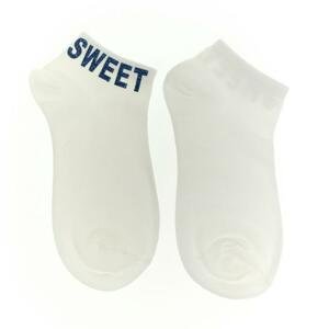 Dámske biele ponožky SWEET
