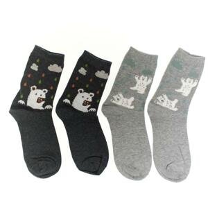 Dámske sivé ponožky MACHISA 2páry