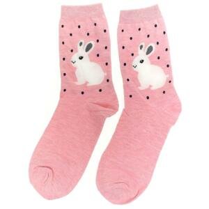 Dámske ružové ponožky CUTE