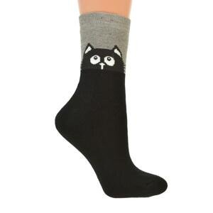 Čierno-sivé termo ponožky PET