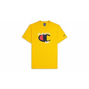 Champion Grafitti Logo T-Shirt žlté 214344_S20_YS022