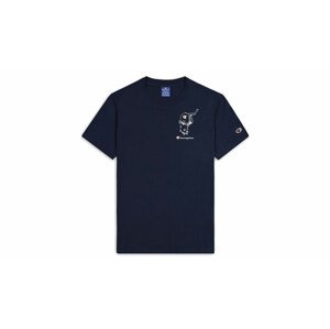 Champion Street Sports Graphic T-Shirt modré 214346_S20_BS538