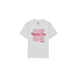 Converse Men´s Renew Graphic T-Shirt biele 10019649-A02