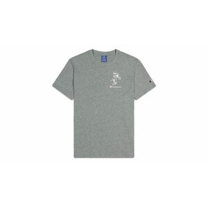 Champion Street Sports Graphic T-Shirt Grey-XL šedé 214346_S20_EM525-XL