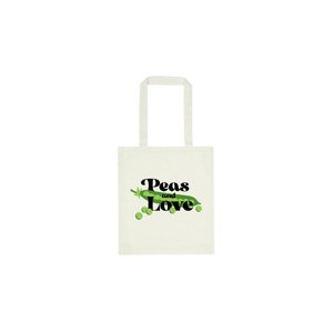 Dedicated Totebag Torekov Peas And Love Off-white-One-size biele 18710-One-size
