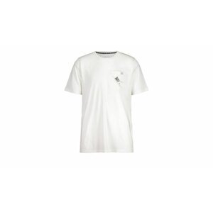 Maloja Feldsperling Vintage White T-shirt M L biele 32506-1-8179-L