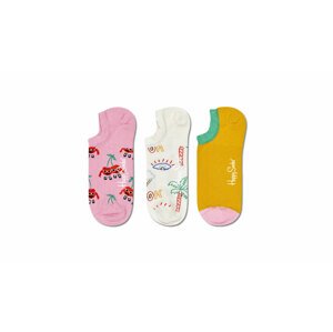 Happy Socks 3-Pack Cherry Mates No Show Sock-S-M (36-40) farebné CMA39-3000-S-M-(36-40)
