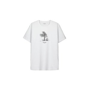 Makia Tree T-shirt M L biele M21327_001-L