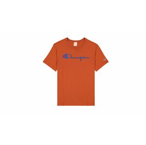 Champion Script Logo Crew Neck T-Shirt oranžové 210972-MS053