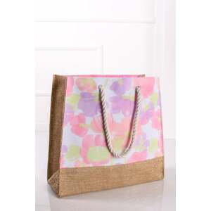 Viacfarebná kvetovaná plážová taška Lilly