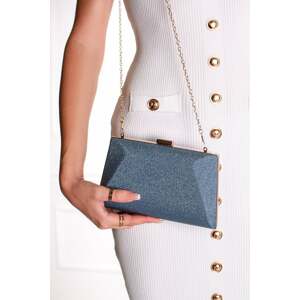 Modrá spoločenská clutch kabelka Ariadne