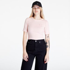 Calvin Klein Jeans Badge Slim Rib Short Pink
